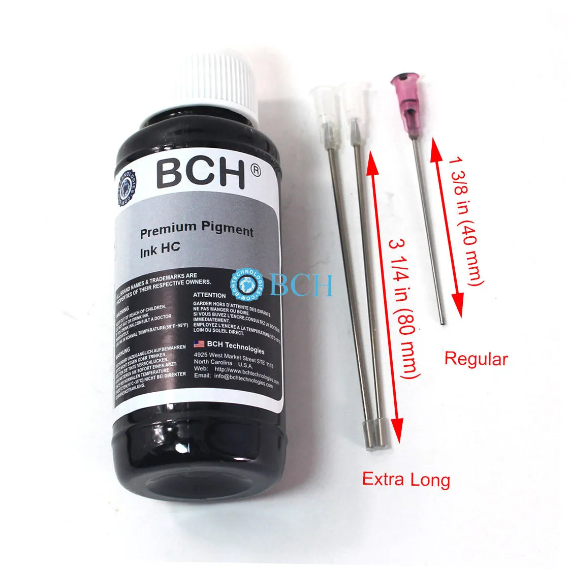 8 PCS Tool: 4x 10ml Syringe   4x Extra Long Blunt Needle for Cartridge Refill CISS CIS (AS-SY10-X4)