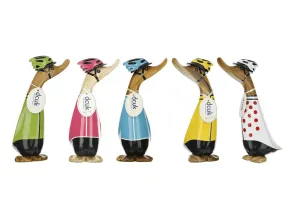 Cyclist Natural Wooden Duckling