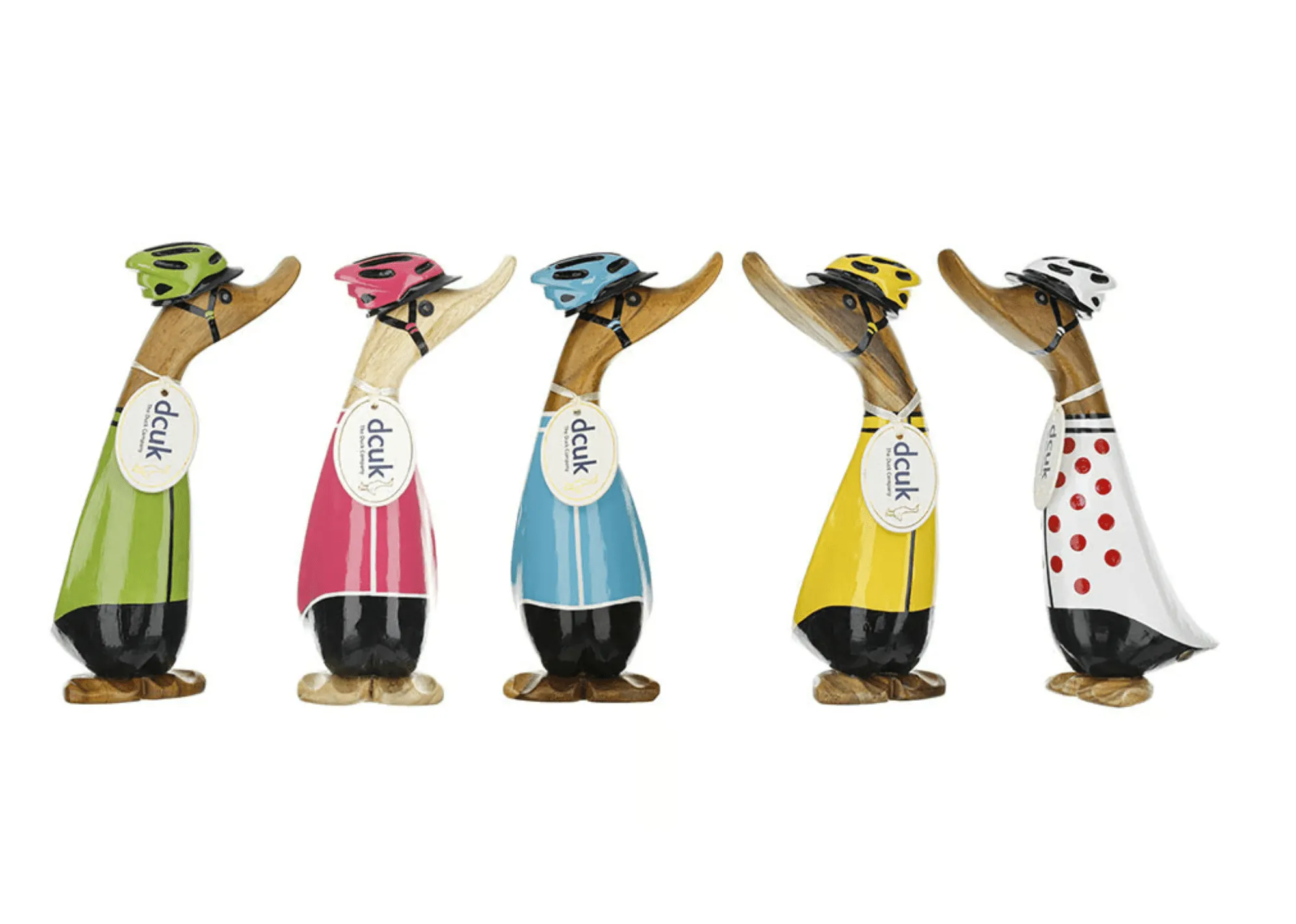 Cyclist Natural Wooden Duckling