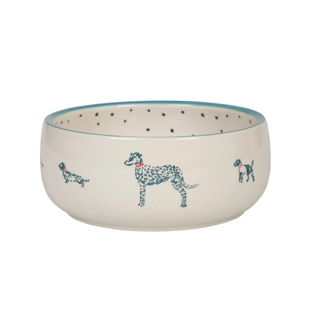 Fetch Stoneware Dog Bowl